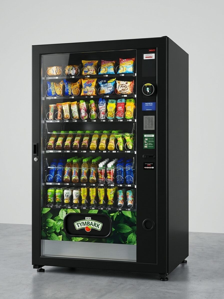 Automat z przekąskami i napojami